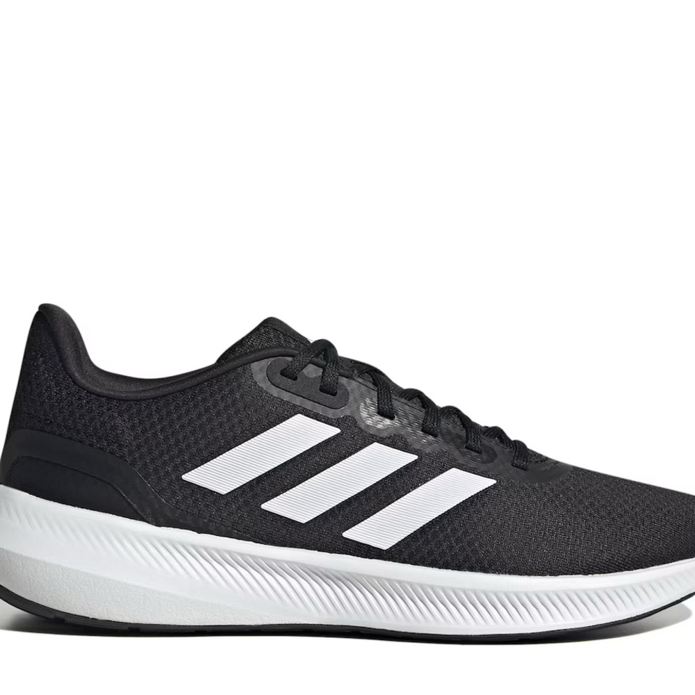 Adidas men’s size 10 black and white sneakers - Picture 3 of 11